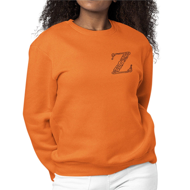 Womens Monogram Sweatshirt - z Initial - Womens | Sweatshirts