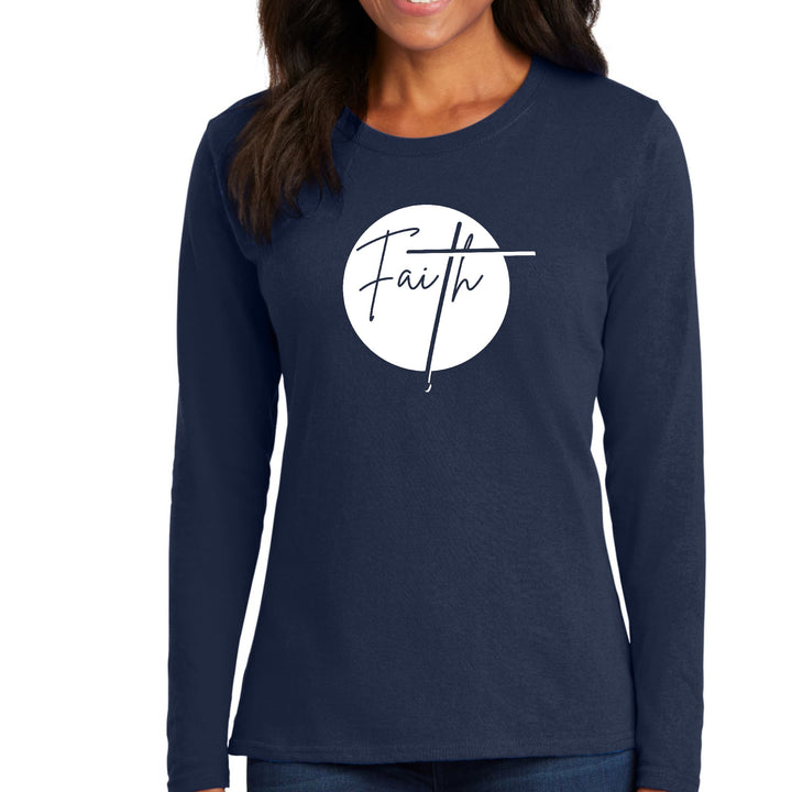 Womens Long Sleeve Graphic T-shirt Faith - Womens | T-Shirts | Long Sleeves