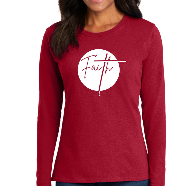 Womens Long Sleeve Graphic T-shirt Faith - Womens | T-Shirts | Long Sleeves