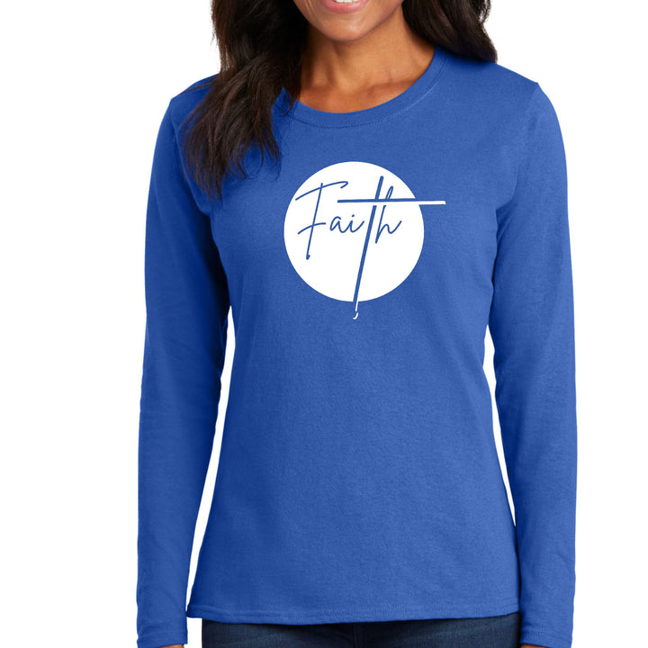 Womens Long Sleeve Graphic T-shirt Faith - Womens | T-Shirts | Long Sleeves