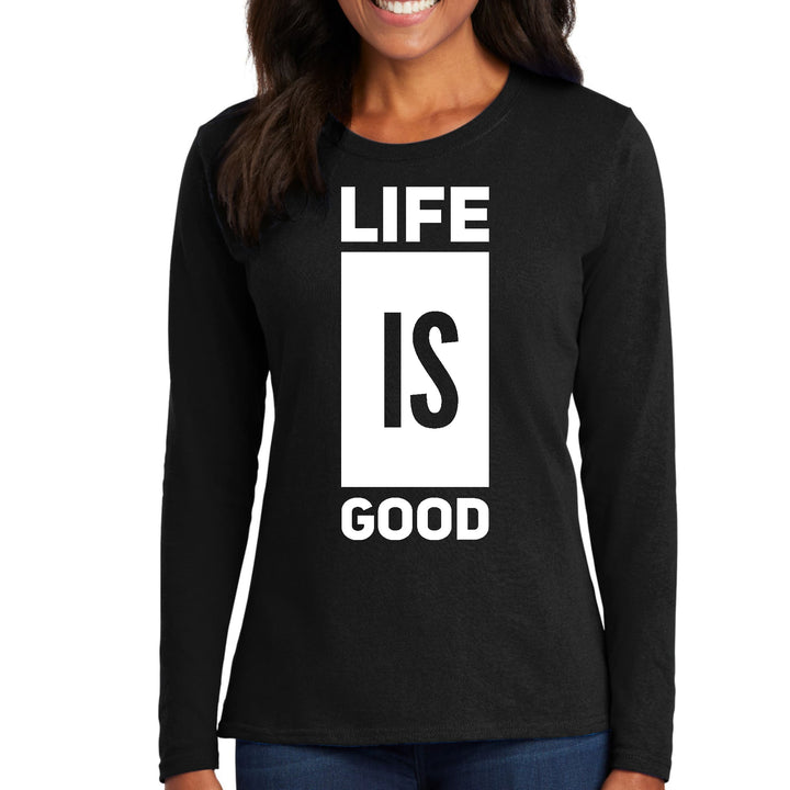 Womens Long Sleeve Graphic T-shirt Life is Good - Womens | T-Shirts | Long