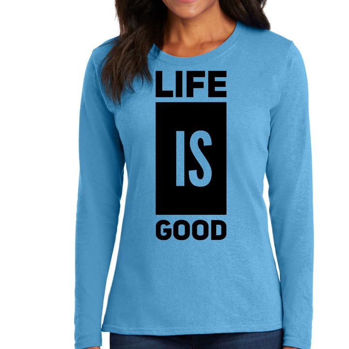 Womens Long Sleeve Graphic T-shirt Life is Good - Womens | T-Shirts | Long