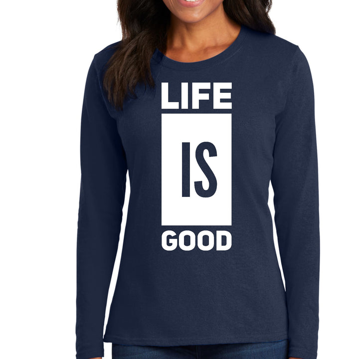 Womens Long Sleeve Graphic T-shirt Life is Good - Womens | T-Shirts | Long