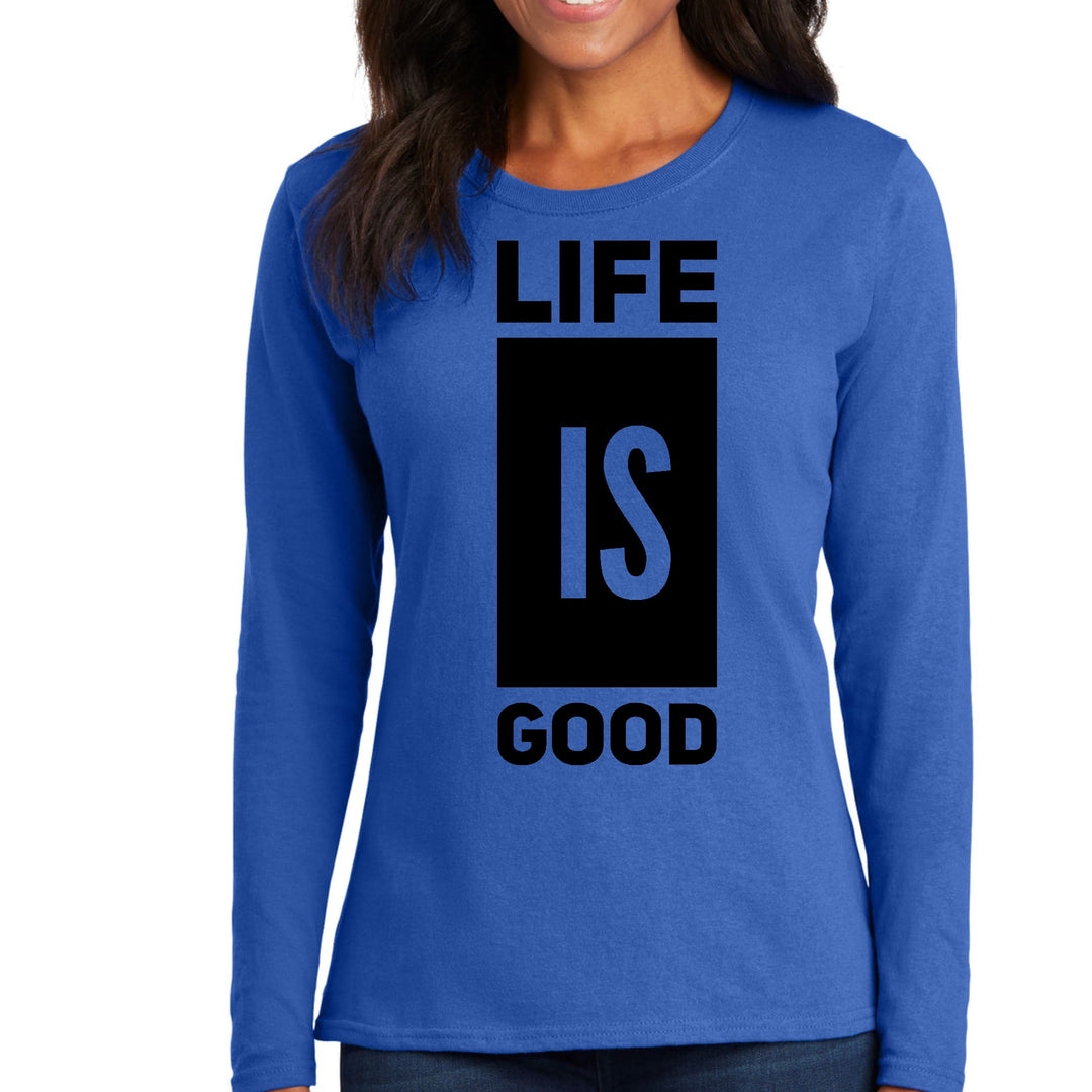 Womens Long Sleeve Graphic T-shirt Life is Good - Womens | T-Shirts | Long