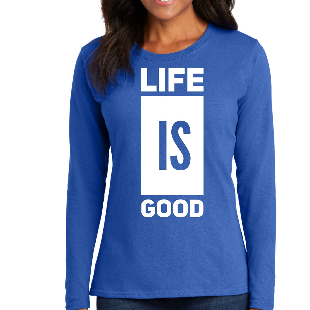 Womens Long Sleeve Graphic T-shirt Life is Good - Womens | T-Shirts | Long