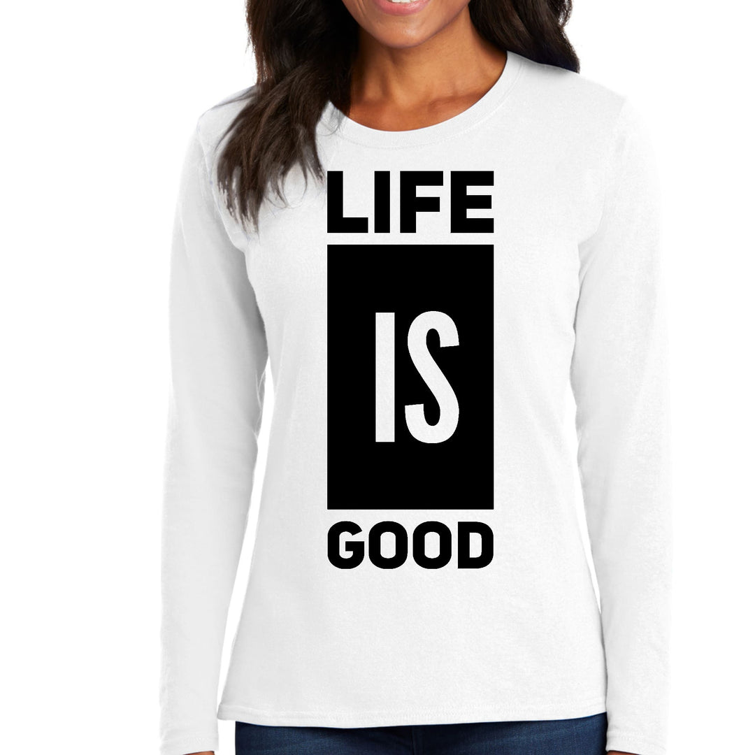 Womens Long Sleeve Graphic T-shirt Life is Good - Womens | T-Shirts | Long