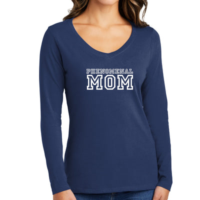 Womens Long Sleeve Graphic T - shirt Phenomenal Mom Print - Womens | T - Shirts