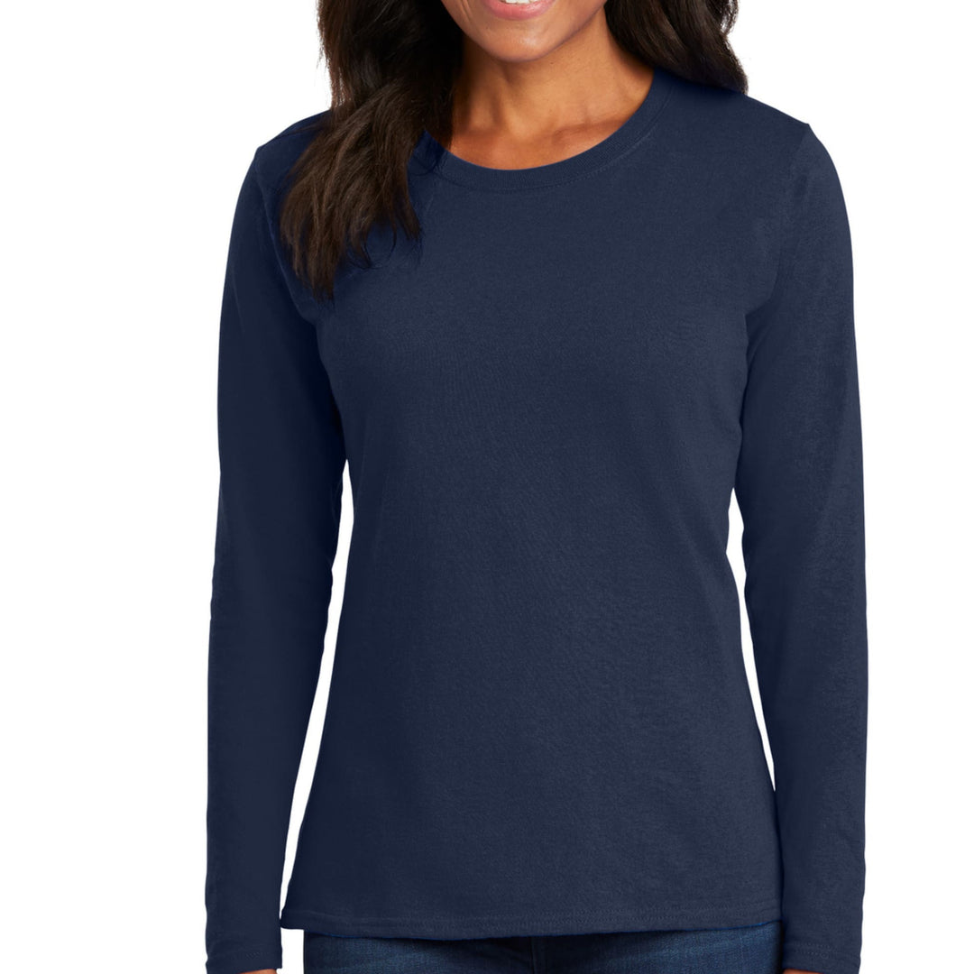 Womens Long Sleeve Graphic T-shirt, - Womens | T-Shirts | Long Sleeves