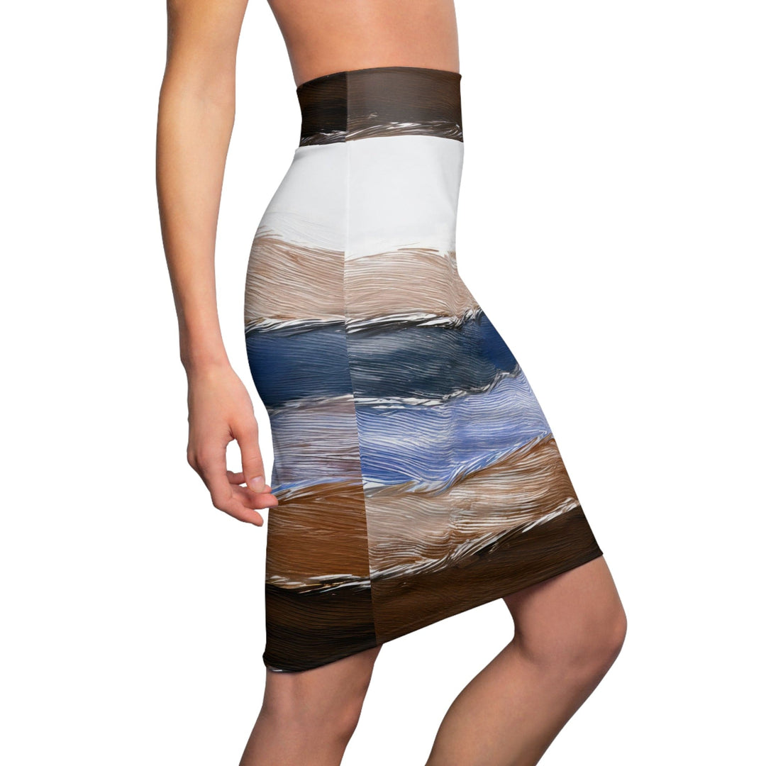 Womens Pencil Skirt Rustic Hues Design - Womens | Skirts