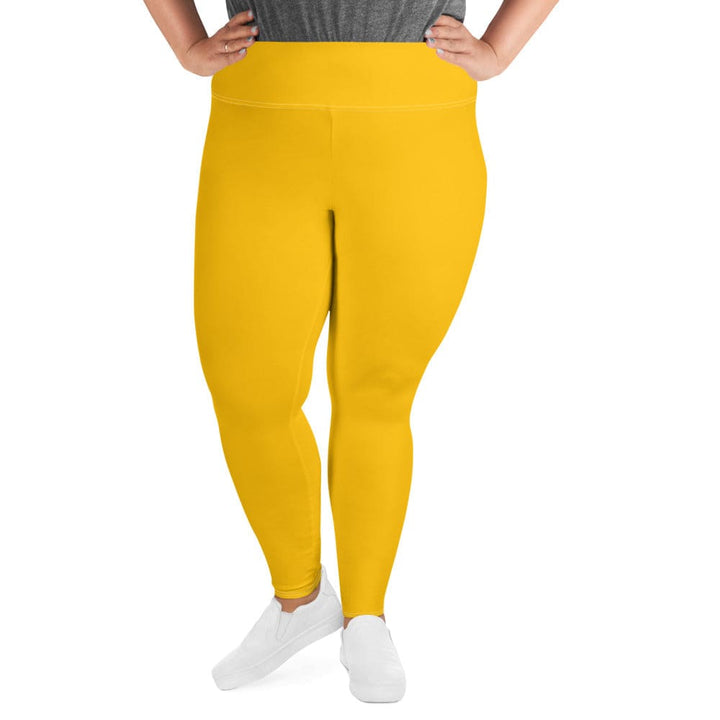 Womens Plus Size Fitness Leggings Amber Orange - Womens | Leggings | Yoga | Plus