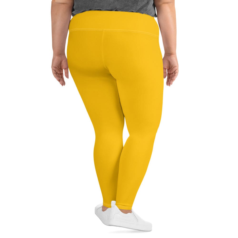 Womens Plus Size Fitness Leggings Amber Orange - Womens | Leggings | Yoga | Plus