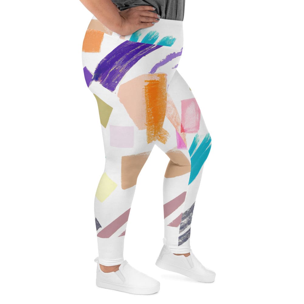 Womens Plus Size Fitness Leggings Pastel Pattern - Womens | Leggings | Yoga