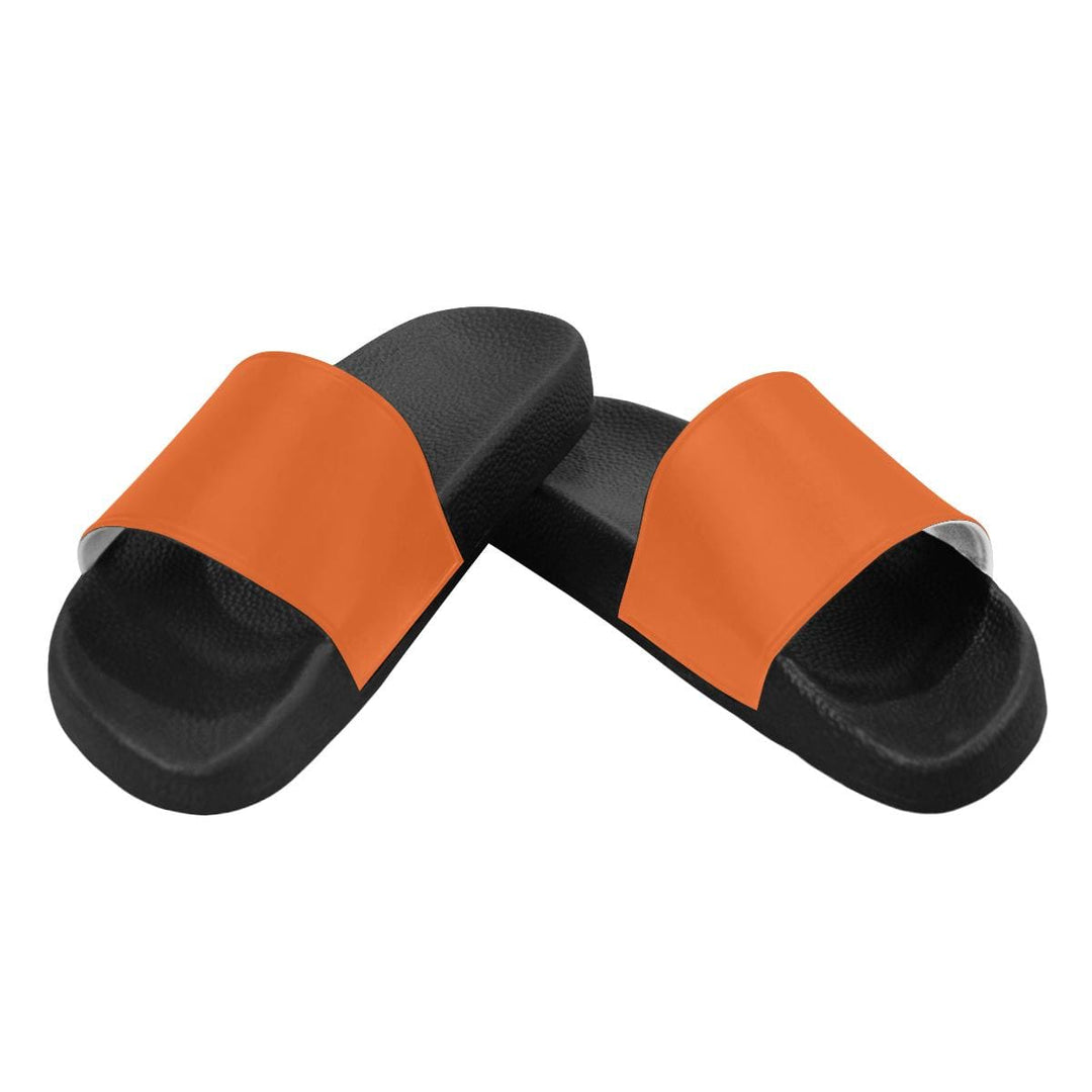 Womens Slides Flip Flop Sandals Autumn Orange - Womens | Slides