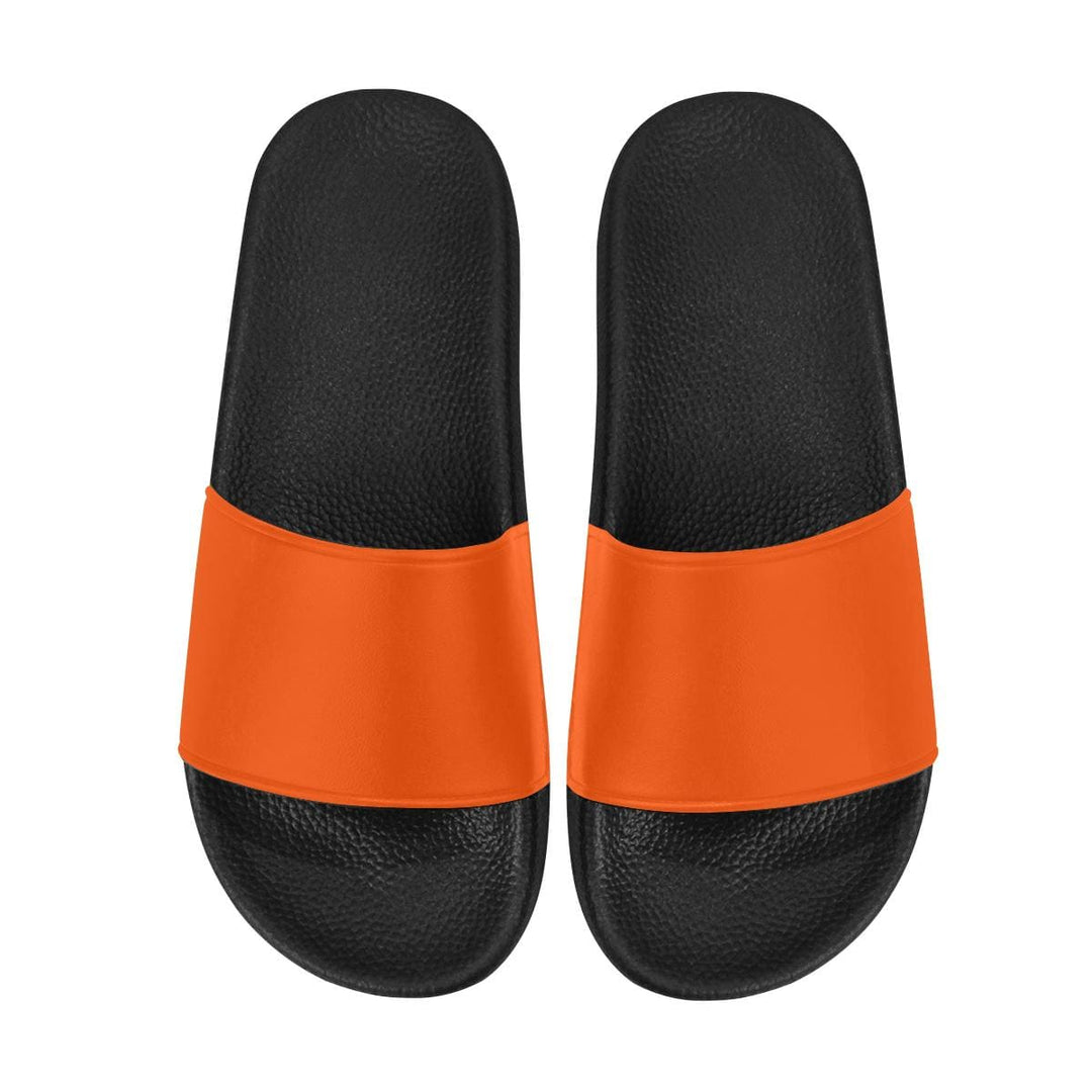 Womens Slides Flip Flop Sandals Bright Orange - Womens | Slides