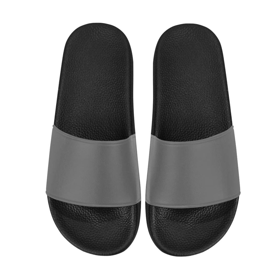 Womens Slides Flip Flop Sandals Dark Gray - Womens | Slides