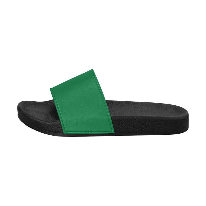 Womens Slides Flip Flop Sandals Dark Green - Womens | Slides