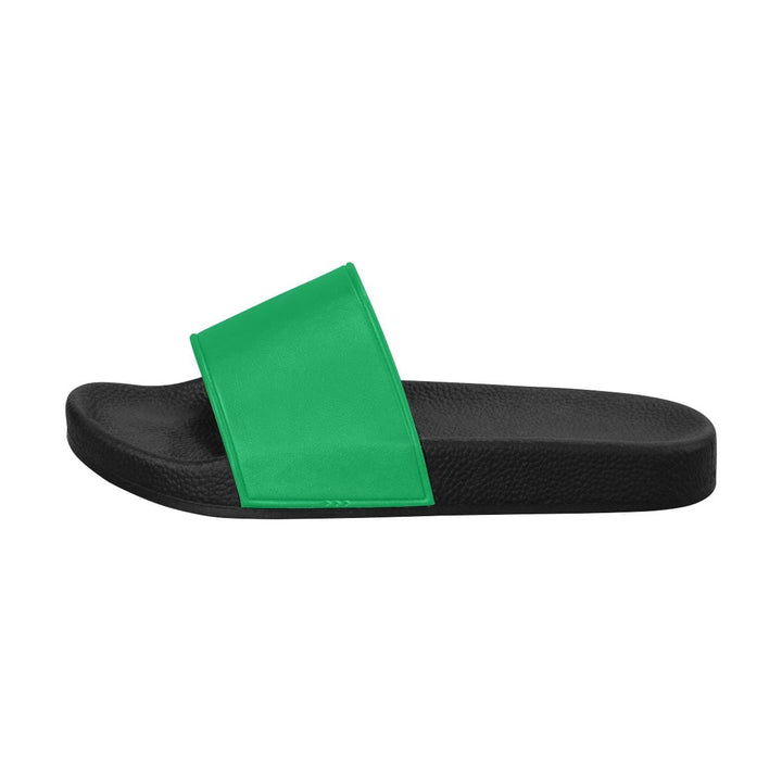 Womens Slides - Flip Flop Sandals - Green - Womens/Slides