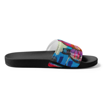 Women’s Slides Sutileza Smooth Colorful Abstract Print - Womens | Slides