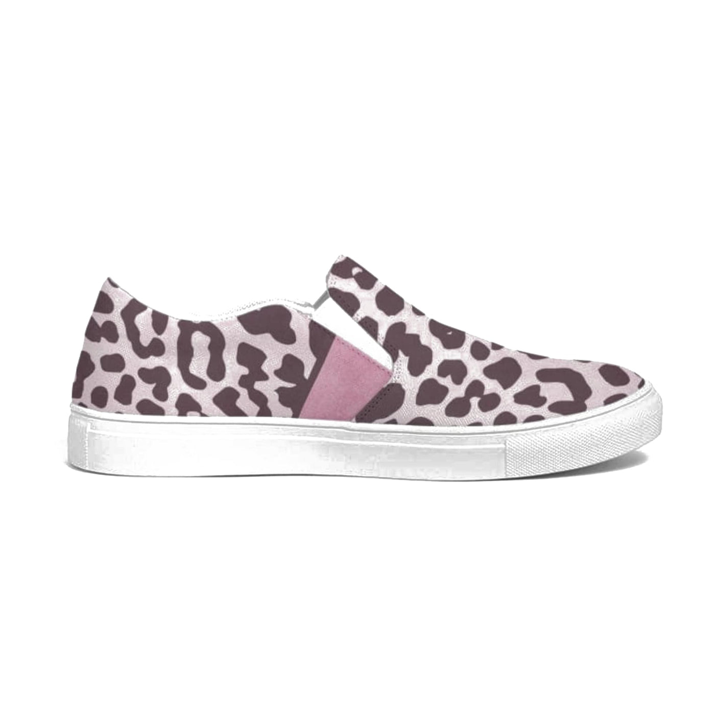 Womens Slip-on Canvas Shoe Pink Leopard Print - Womens | Sneakers