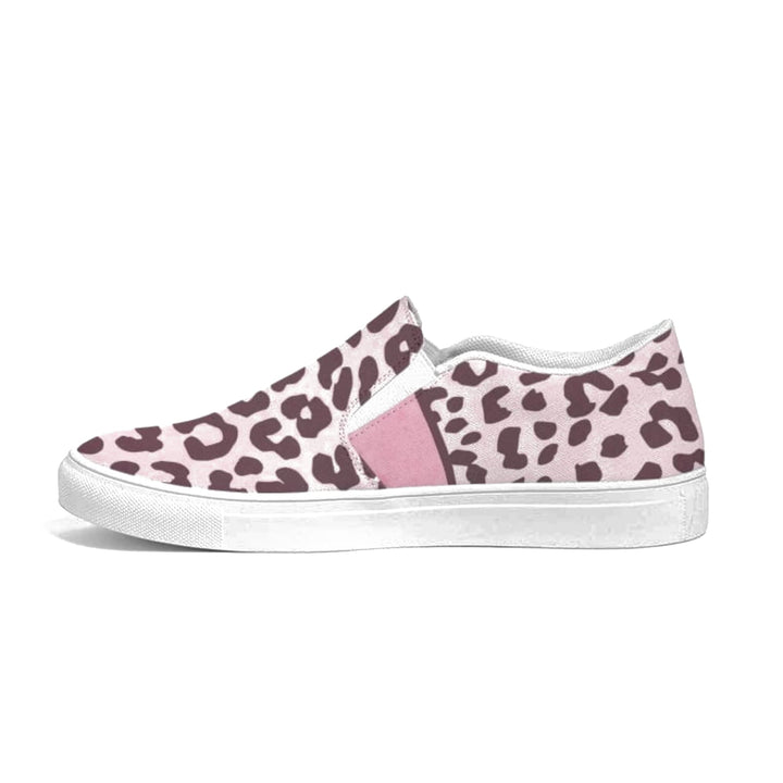 Womens Slip-on Canvas Shoe Pink Leopard Print - Womens | Sneakers