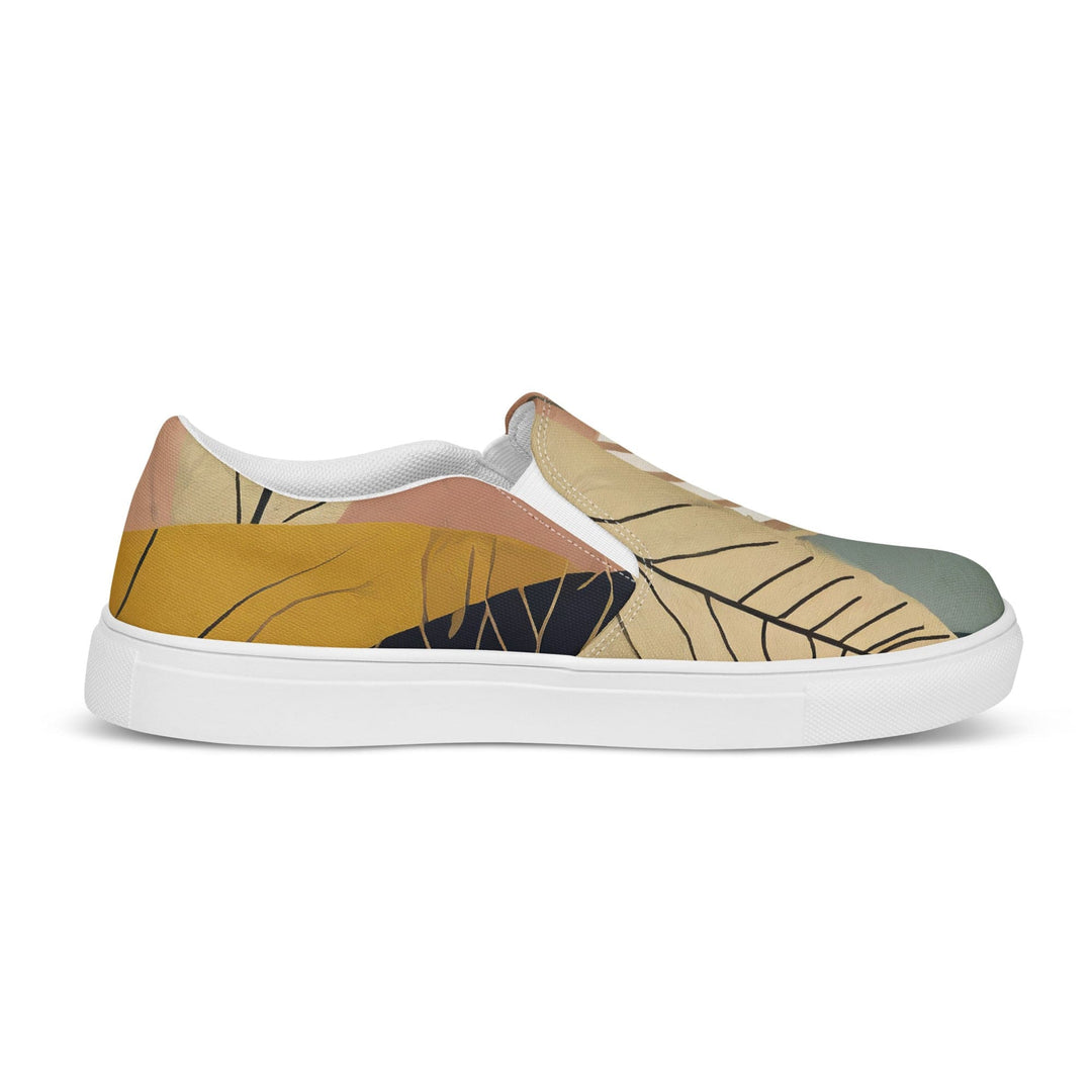 Womens Slip-on Canvas Shoes Boho Style Print 28523