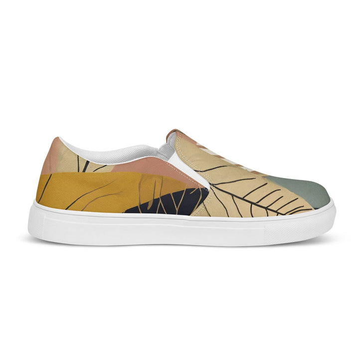 Womens Slip-on Canvas Shoes Boho Style Print 28523