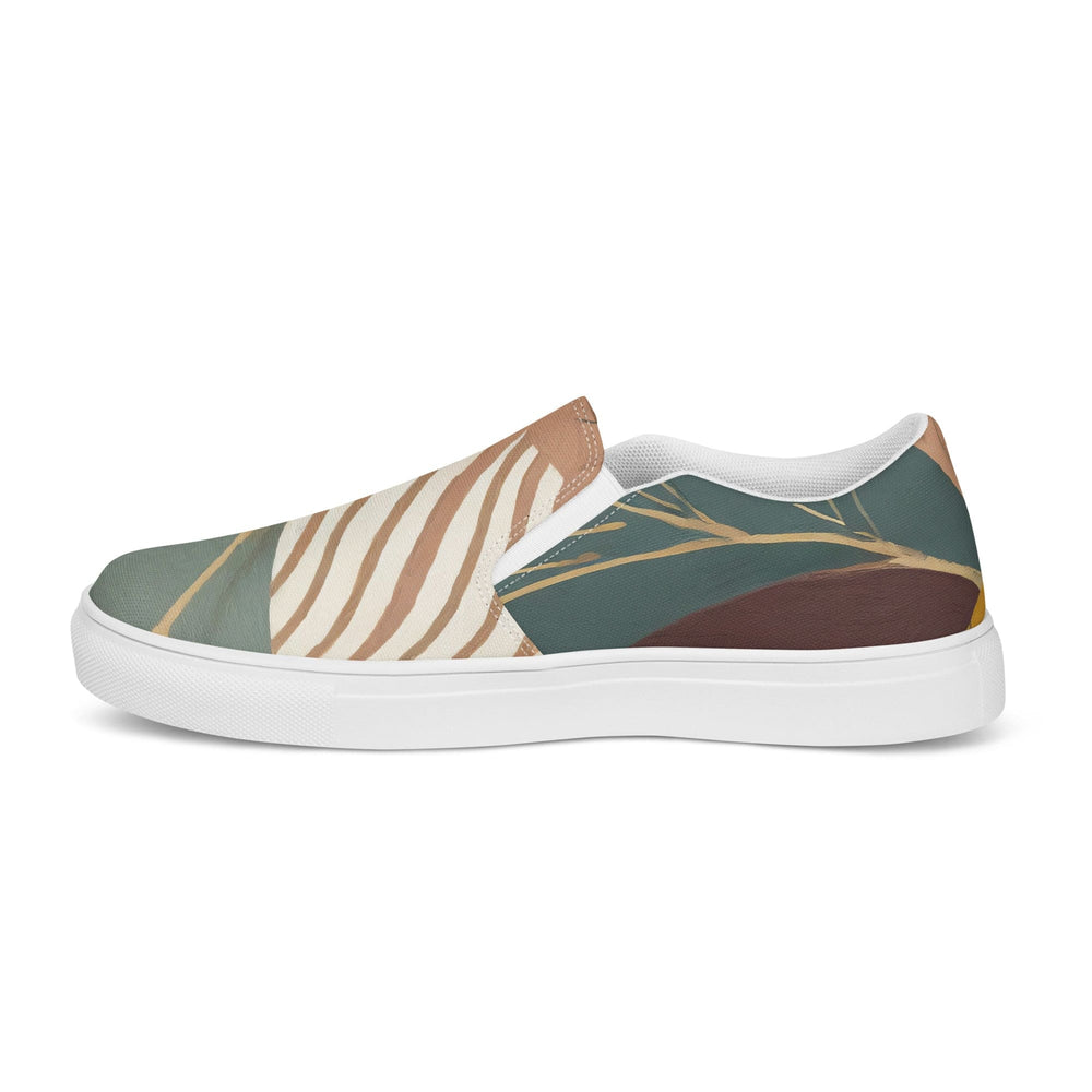 Womens Slip-on Canvas Shoes Boho Style Print 28523