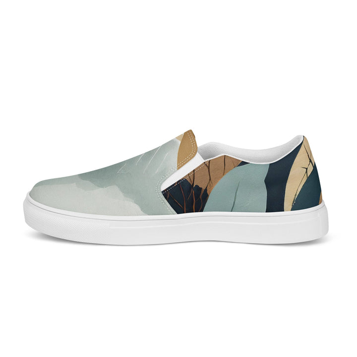 Womens Slip-on Canvas Shoes Boho Style Print 3698