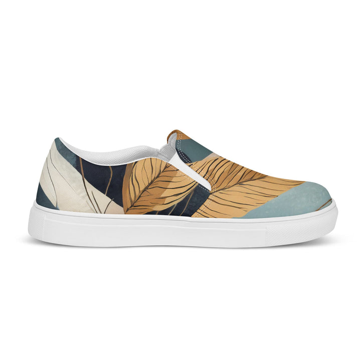 Womens Slip-on Canvas Shoes Boho Style Print 38274