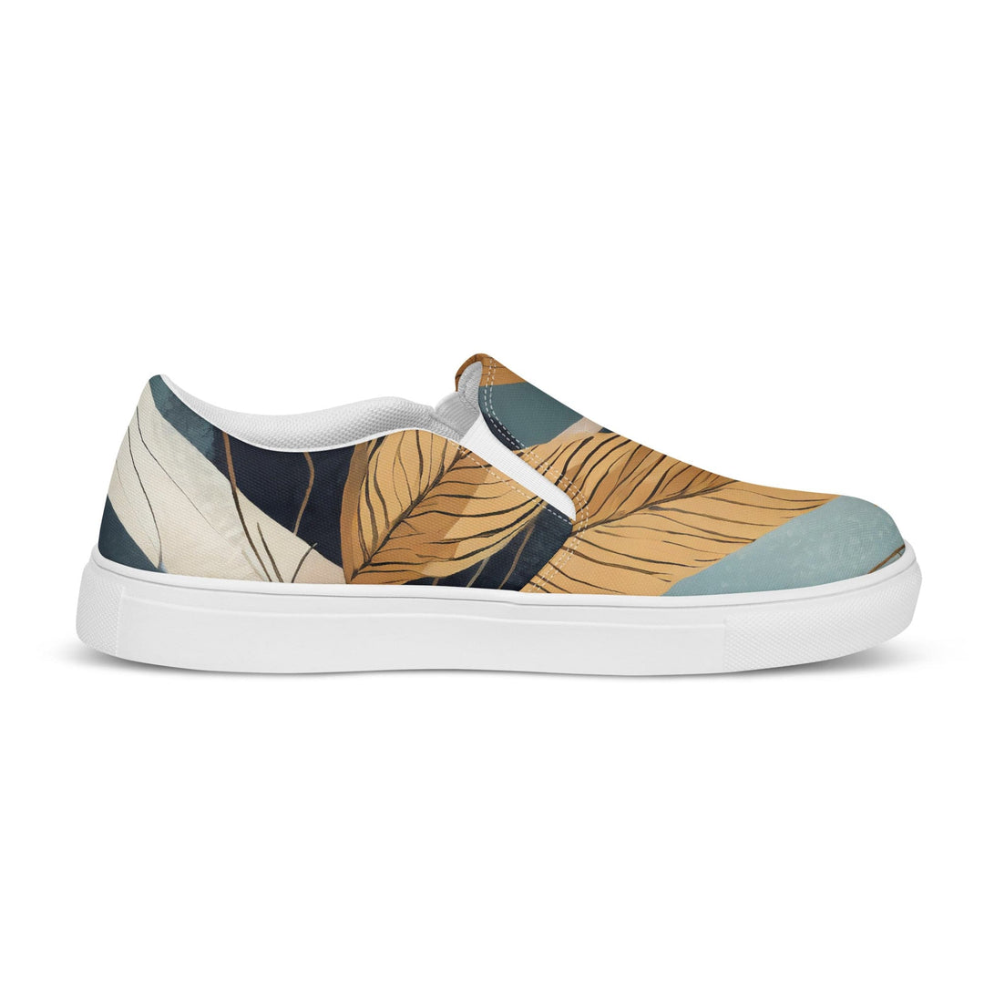 Womens Slip-on Canvas Shoes Boho Style Print 38274