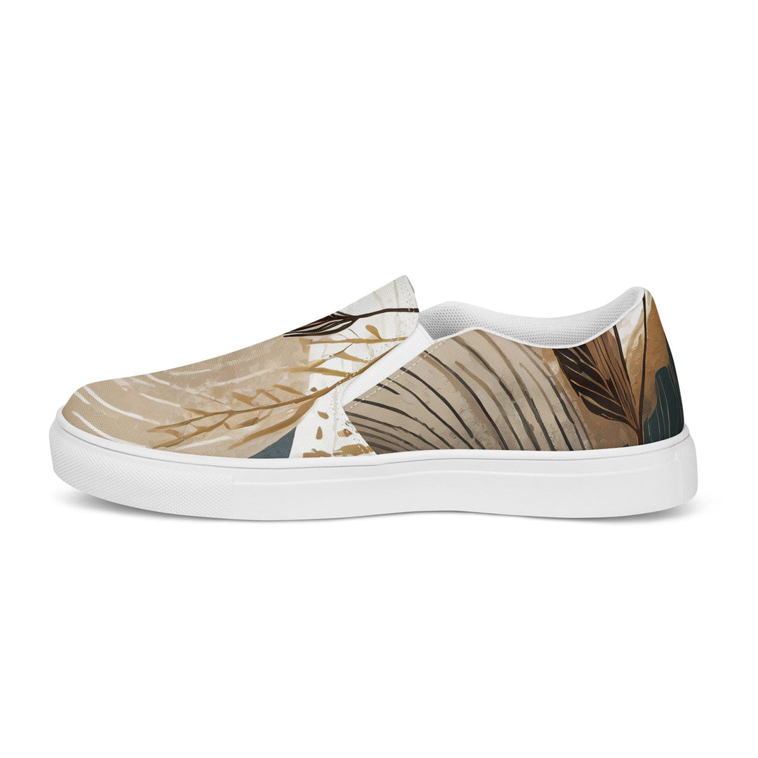 Womens Slip-on Canvas Shoes Boho Style Print 84276