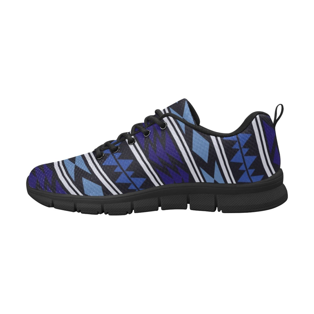 Womens Sneakers Blue Aztec Print Running Shoes - Womens | Sneakers | Running