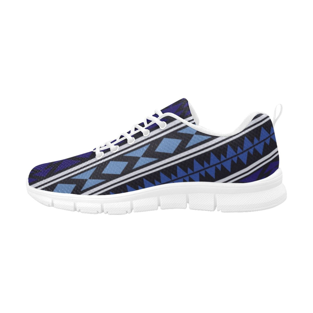 Womens Sneakers Blue Aztec Print Running Shoes - Womens | Sneakers | Running