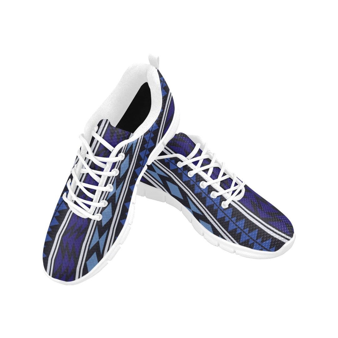 Womens Sneakers Blue Aztec Print Running Shoes - Womens | Sneakers | Running