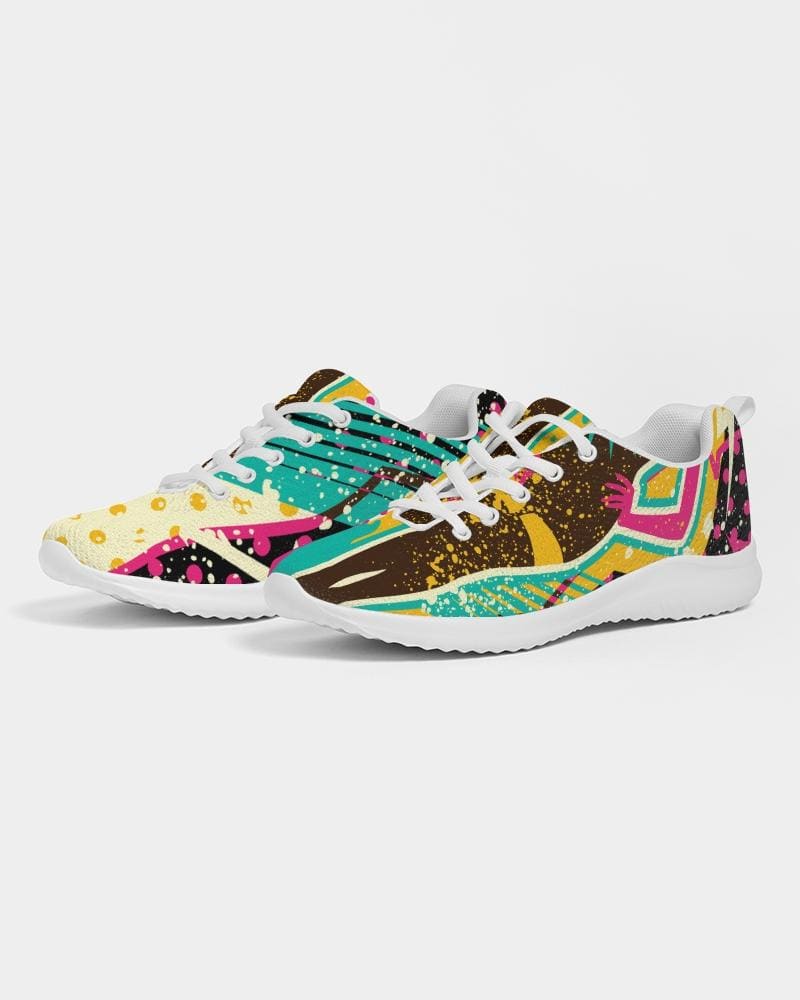 Womens Sneakers - Canvas Running Shoes Multicolor Pop Print - Womens | Sneakers