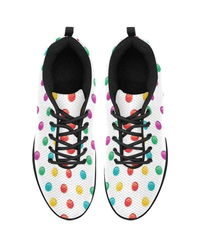 Womens Sneakers Multicolor Polka Dot Print Running Shoes - Womens | Sneakers