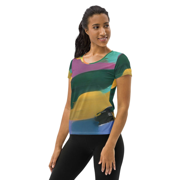 Womens Stretch Fit Athletic Sports T-shirt - Stand Firm