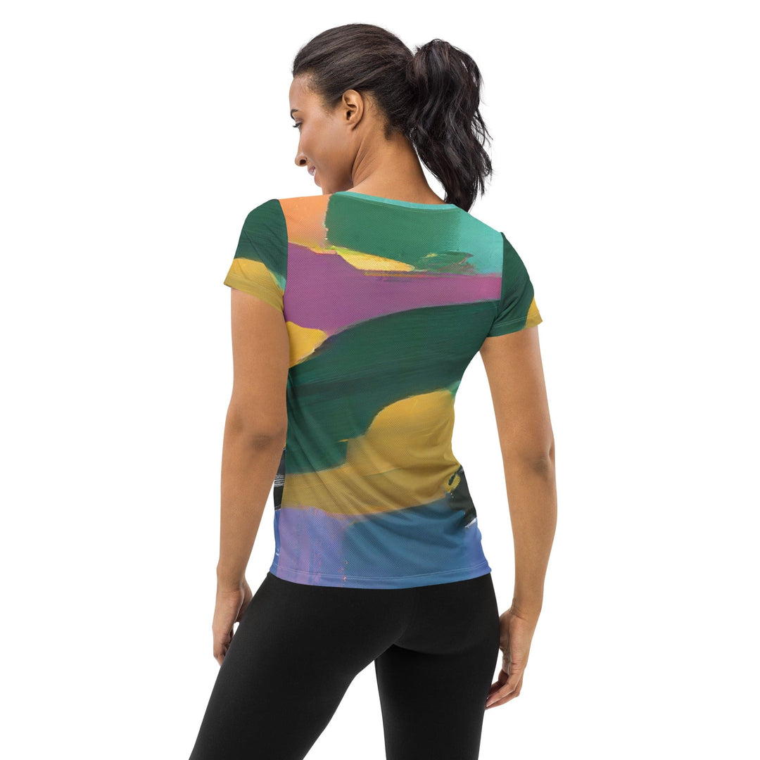 Womens Stretch Fit Athletic Sports T-shirt - Stand Firm
