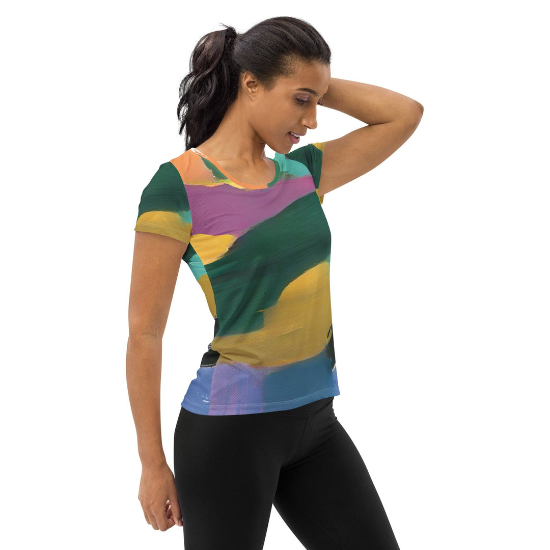 Womens Stretch Fit Athletic Sports T-shirt - Stand Firm