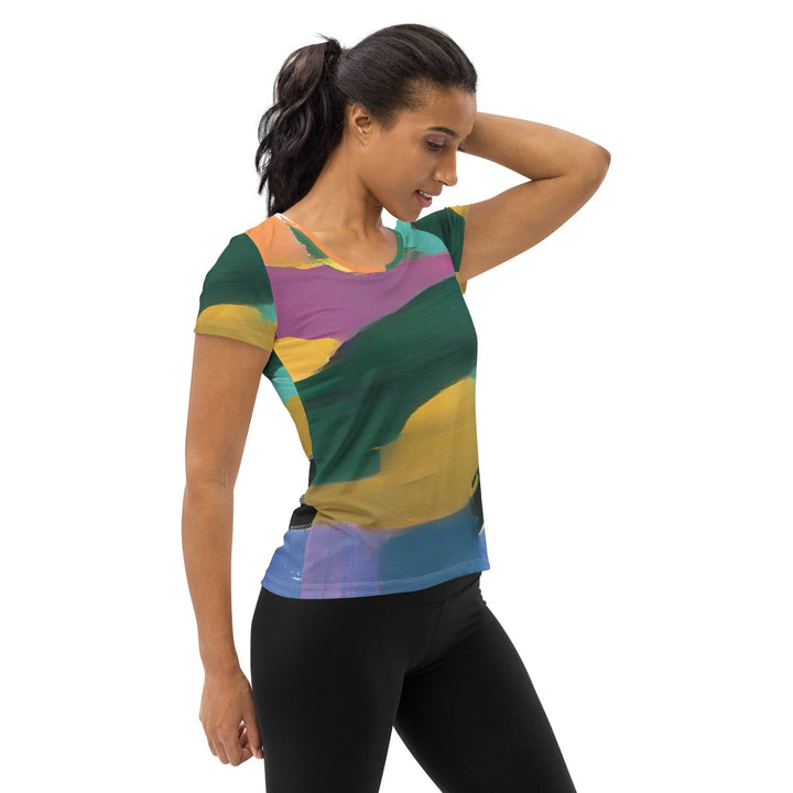 Womens Stretch Fit Athletic Sports T-shirt - Stand Firm