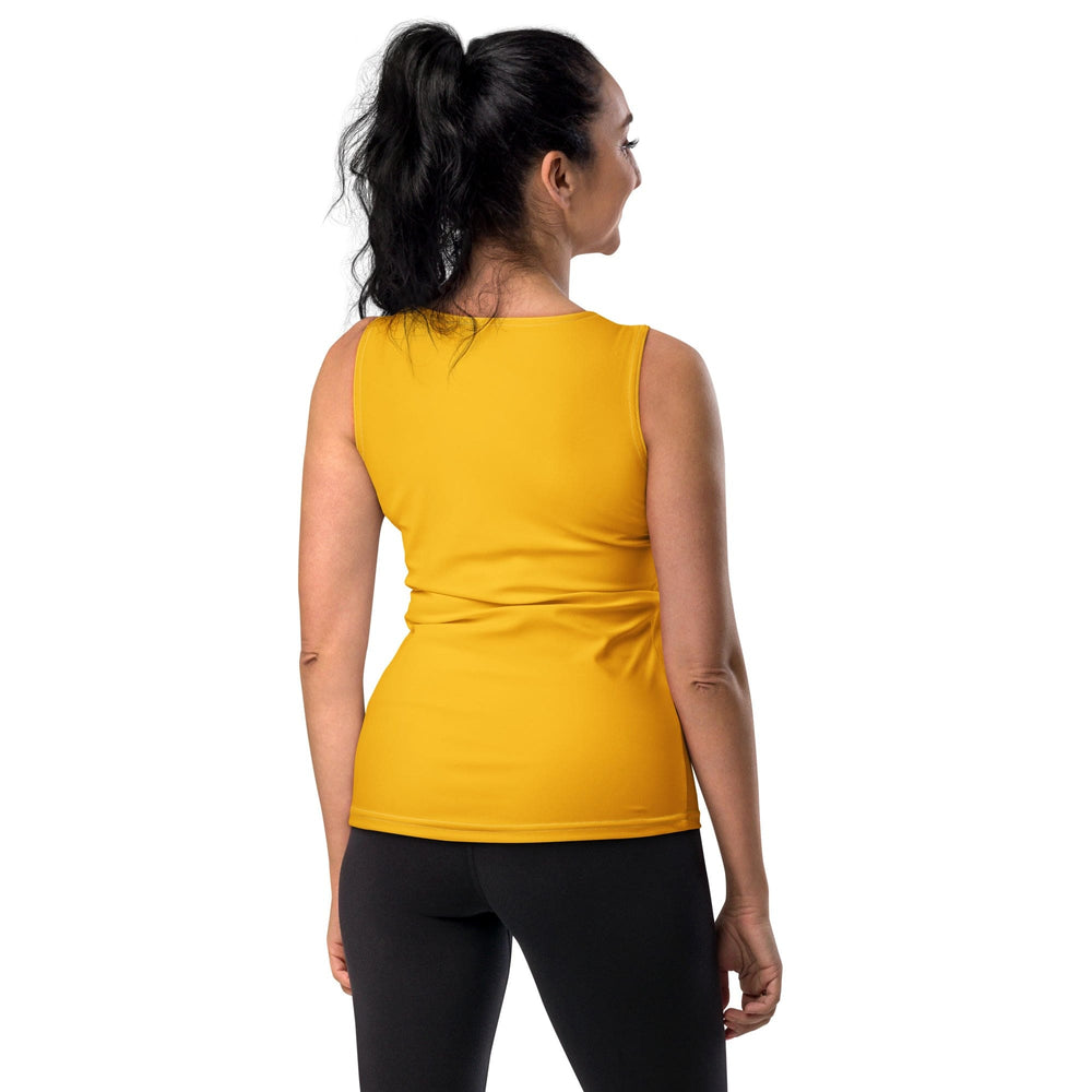 Womens Stretch Fit Tank Top Amber Orange - Womens | Tank Tops | AOP