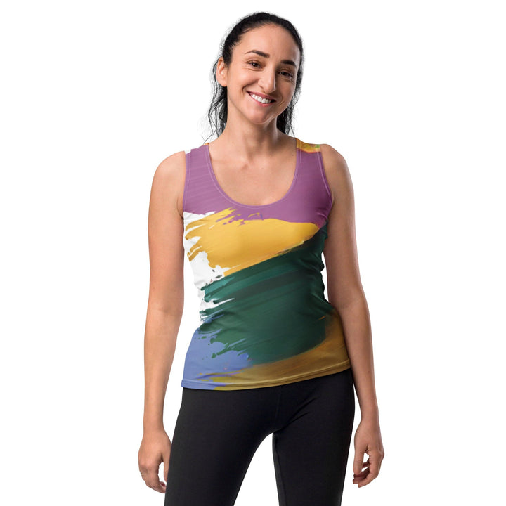 Womens Stretch Fit Tank Top Stand Firm