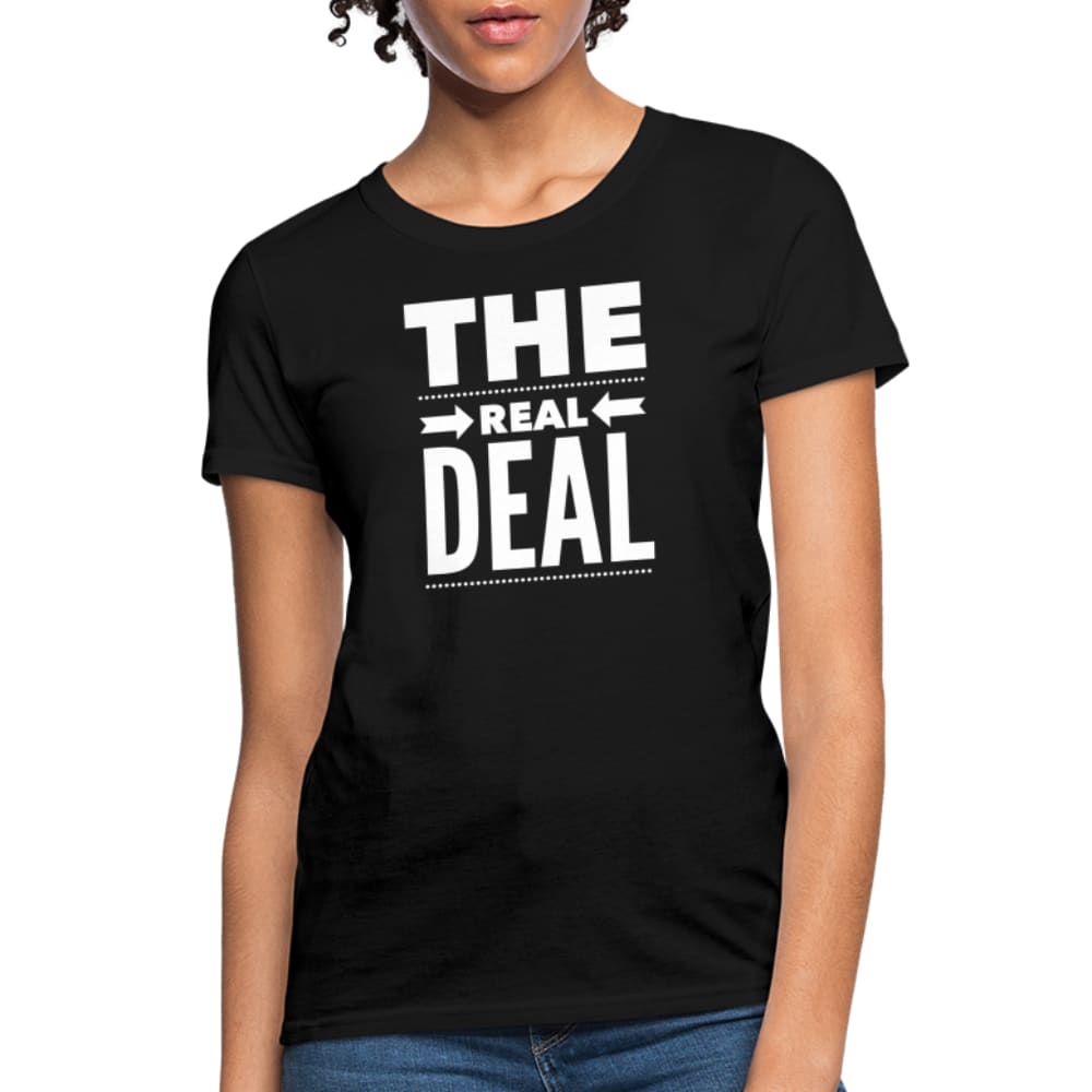 Womens T-shirt the Real Deal Double Arrow Affirmation - Womens | T-Shirts