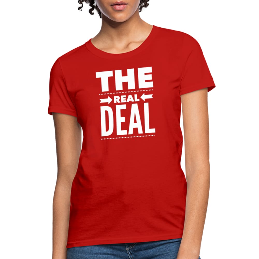 Womens T-shirt the Real Deal Double Arrow Affirmation - Womens | T-Shirts