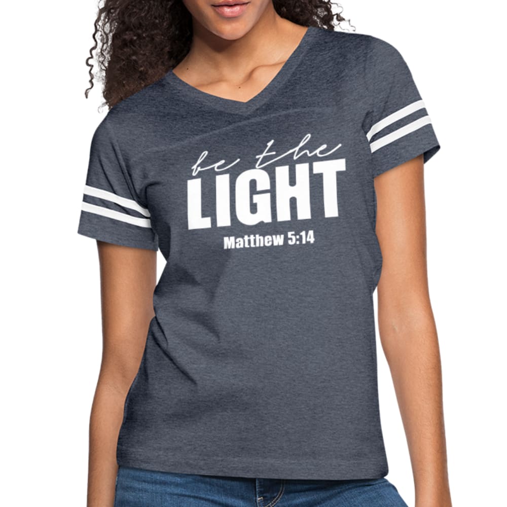 Womens T-shirt Vintage Sport S-2xl Be The Light - Womens | T-Shirts | Vintage