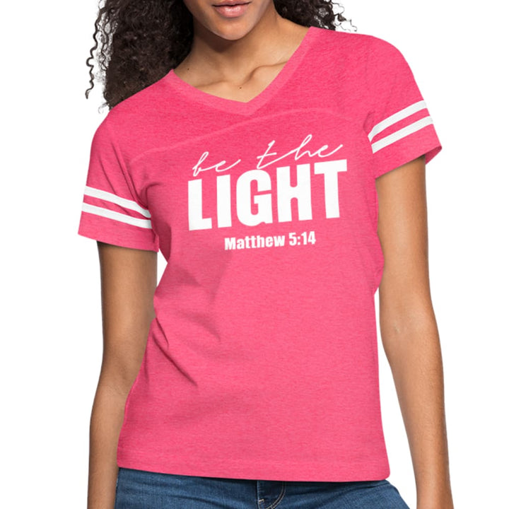 Womens T-shirt Vintage Sport - be the Light - Womens/T-Shirts/Vintage Sport