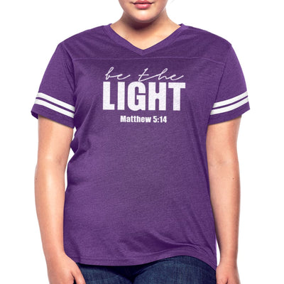 Womens T-shirt Vintage Sport S-2xl Be The Light - Womens | T-Shirts | Vintage