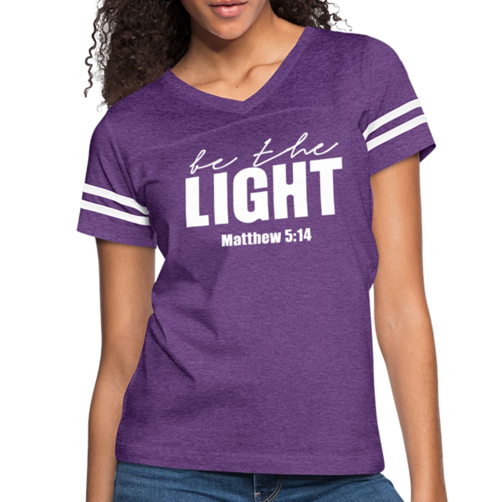 Womens T-shirt Vintage Sport - be the Light - Womens/T-Shirts/Vintage Sport