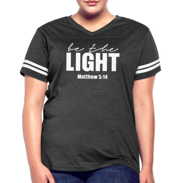 Womens T-shirt Vintage Sport - be the Light - Womens/T-Shirts/Vintage Sport