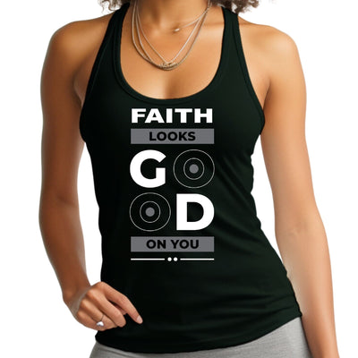 Womens Tank Top Fitness Shirt Faith Looks Good On You - Womens | Tank Tops